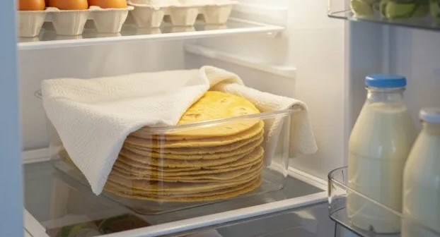 ¿Cómo hacer que las tortillas se conserven más tiempo en el refri?