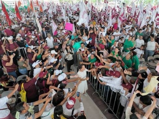 Desde Playa del Carmen, Claudia Sheinbaum destaca derecho a vivienda y salario digno como como prioridad de la 4T en Quintana Roo