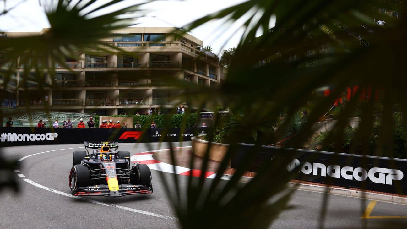 'Checo' Pérez termina 12 en práctica 1 del GP de Mónaco