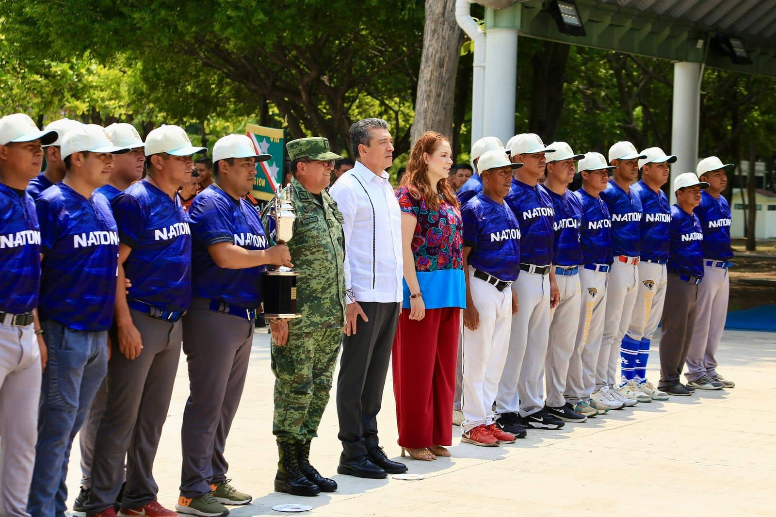 Rutilio Escandón reconoce a participantes de los Juegos Militares Etapa Área Geográfica Sur 2024