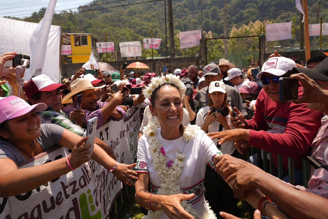 La oposición viene en épocas de elecciones y luego se olvidan de los pueblos: Claudia Sheinbaum desde Zongolica, Veracruz