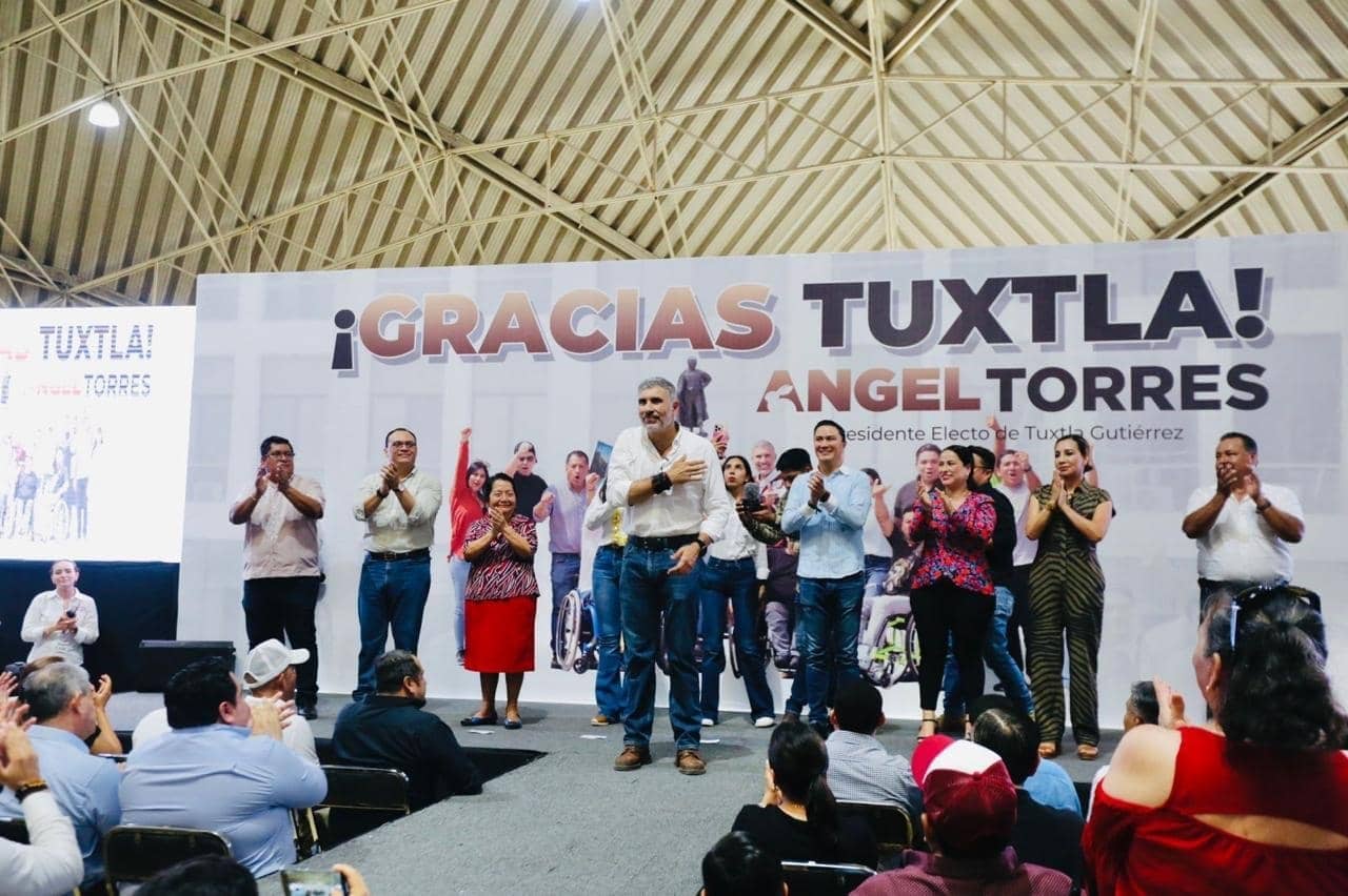 Agradece Ángel Torres al pueblo tuxtleco: ¡No les voy a fallar!