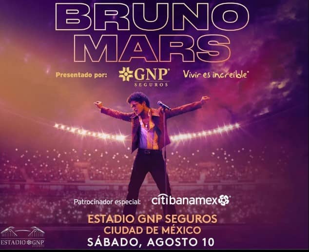 Bruno Mars estrenará el Estadio GNP y anuncia concierto en el ex Foro Sol: Todo lo que debes saber