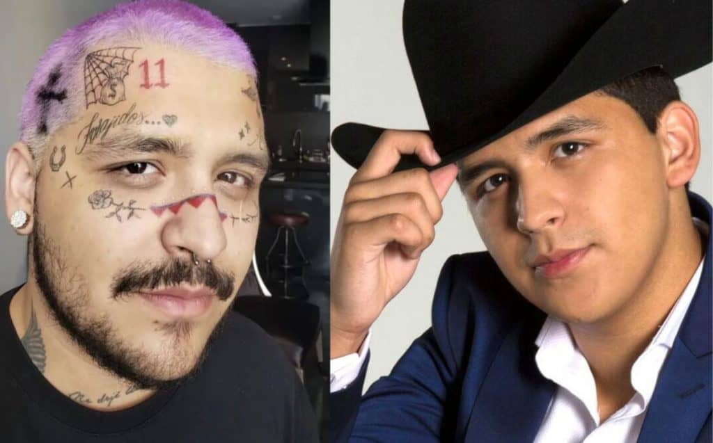 Christian Nodal revela que tardará años en eliminar los tatuajes de su rostro