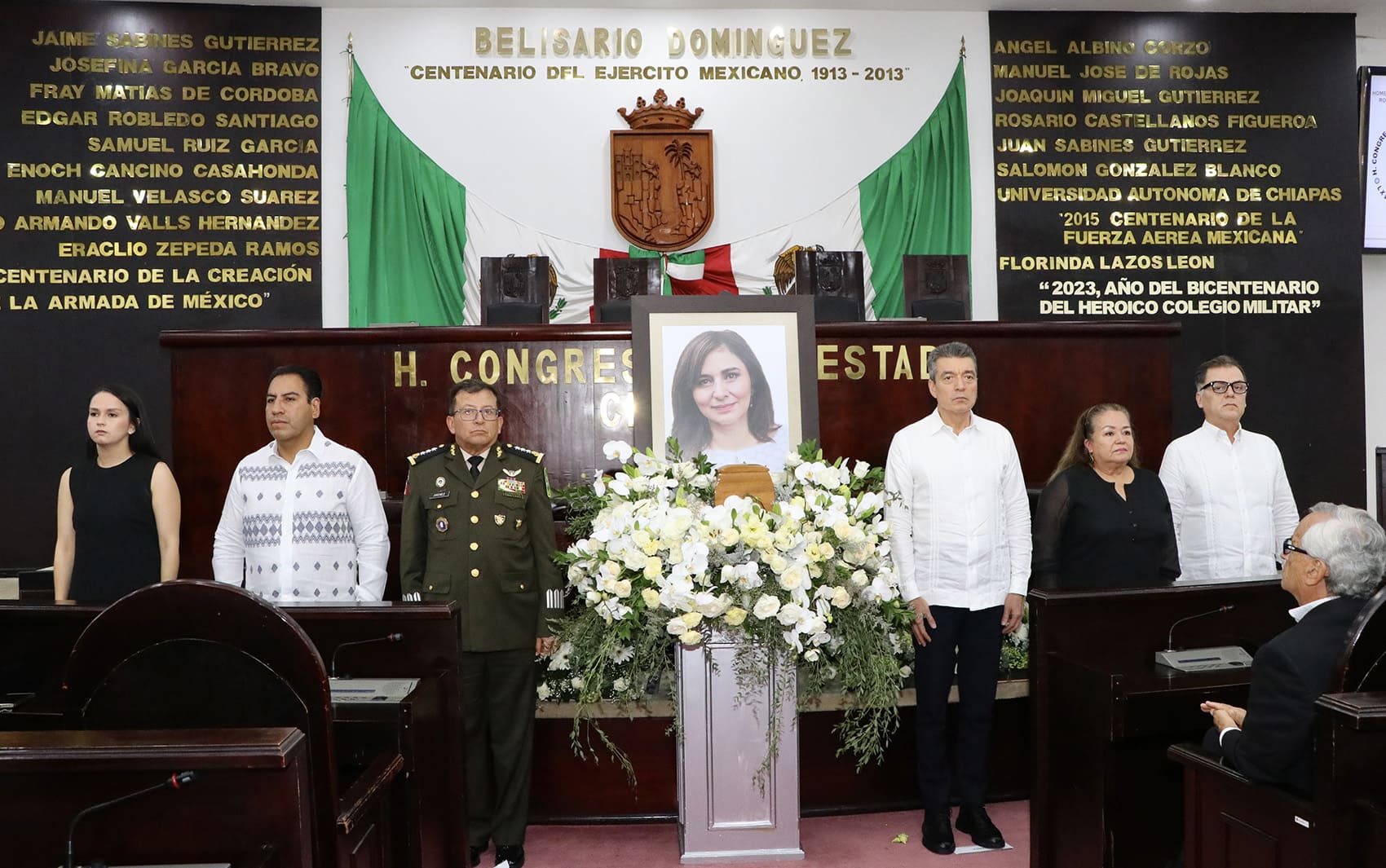 LXVIII Legislatura Local realiza homenaje póstumo a Rosalinda López, esposa del gobernador Rutilio Escandón