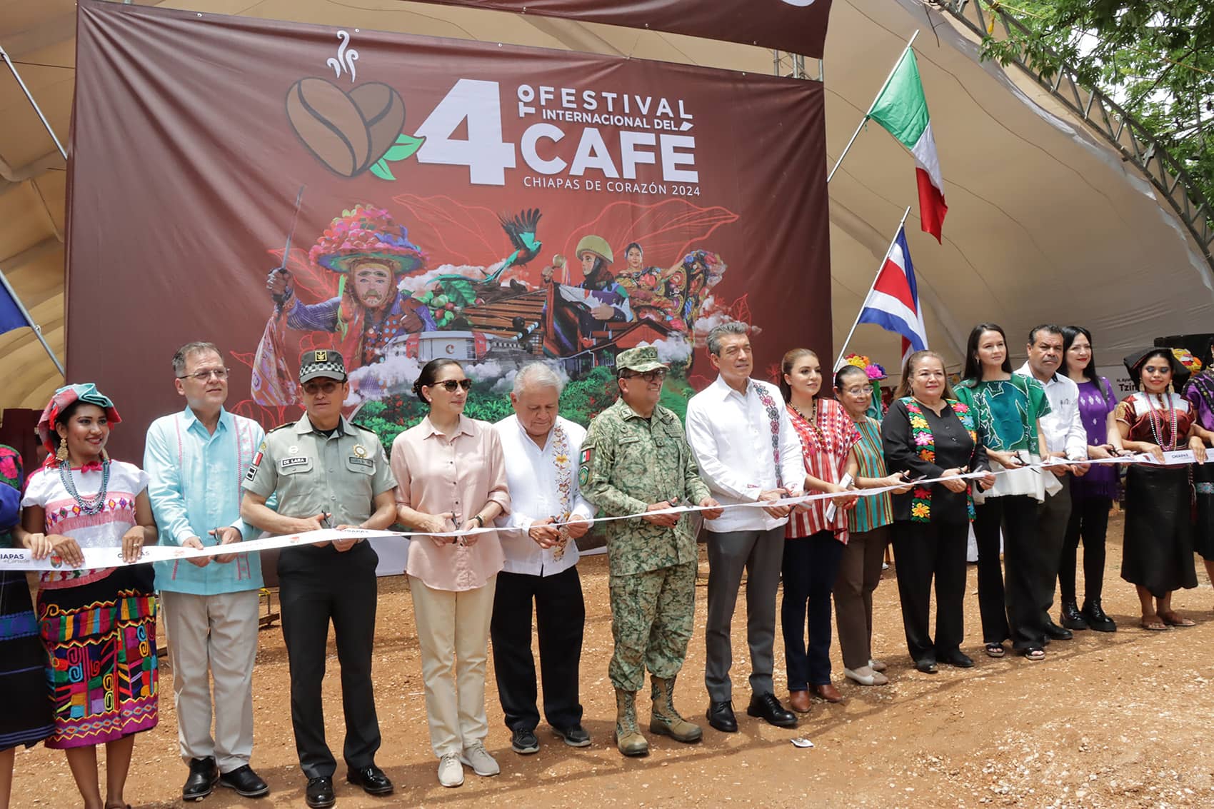 Rutilio Escandón inaugura el Cuarto Festival Internacional del Café “Chiapas de Corazón”