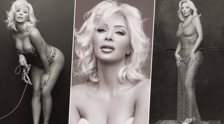 Kim Kardashian encarna a Marilyn Monroe en sensual sesión de fotos