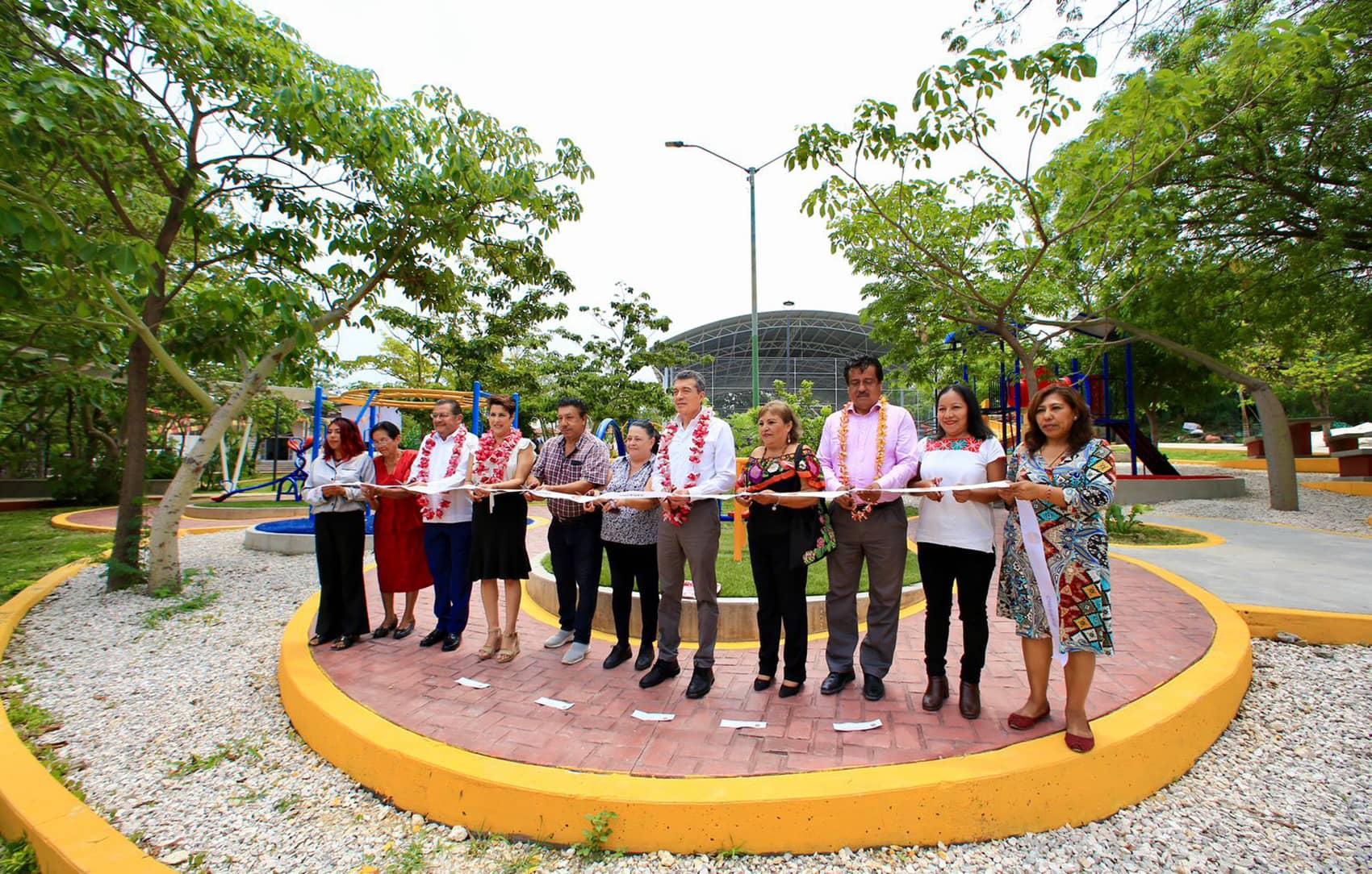 En Tuxtla Gutiérrez, Rutilio Escandón moderniza el Parque Público de la colonia Pedregal San Antonio