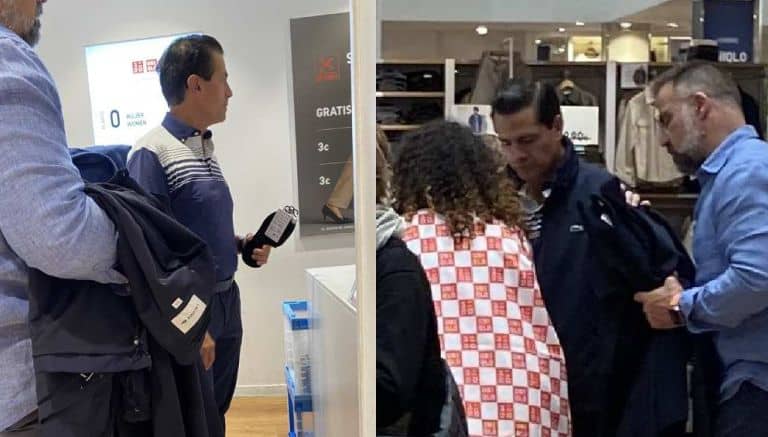 Enrique Peña Nieto es captado de compras en tienda de ropa en Madrid