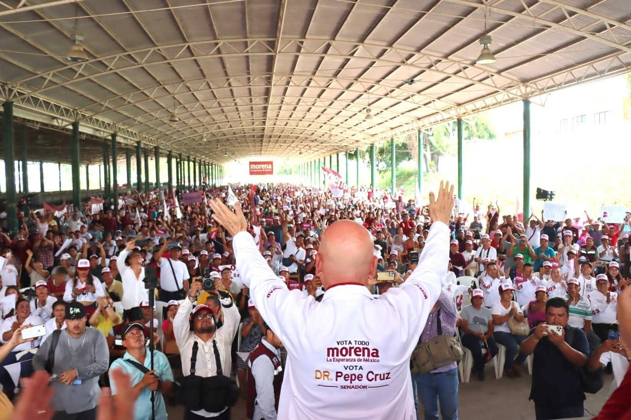 Gracias a la confianza del pueblo, desde el Senado vamos a construir el segundo piso de la 4T: Dr. Pepe Cruz