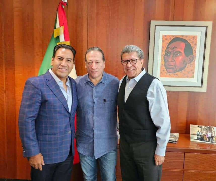 Eduardo Ramírez se reunió con Ricardo Monreal y Antonio Santos