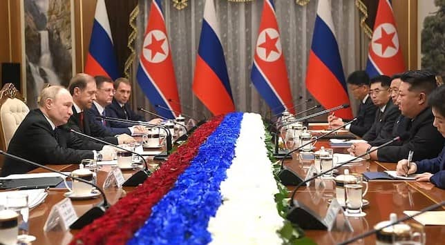 Rusia y Corea del Norte firman acuerdo de defensa y Kim expresa su 