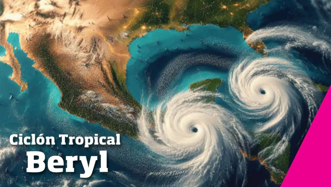 Los estados afectados por el ciclón Beryl: se esperan lluvias muy fuertes para los próximos 3 días en México