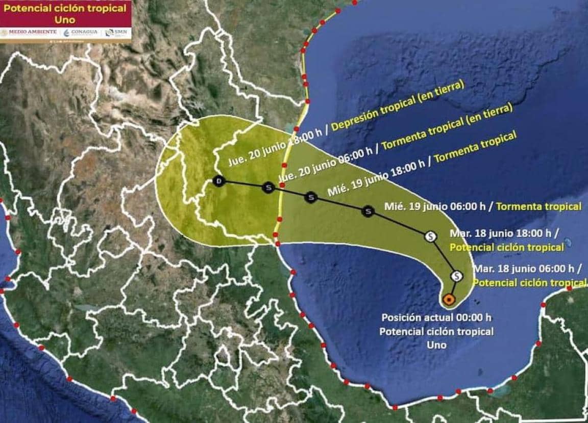 Posible Ciclón Tropical Uno: Nuevo León suspende clases y envían a trabajadores a Home Office por lluvias