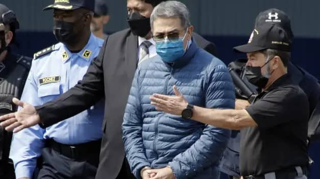 Expresidente de Honduras, Juan Orlando Hernández, es condenado a 45 años de prisión por narcotráfico