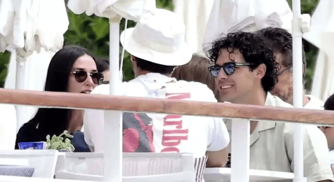 Joe Jonas y Demi Moore desatan rumores de romance tras ser vistos en Cannes