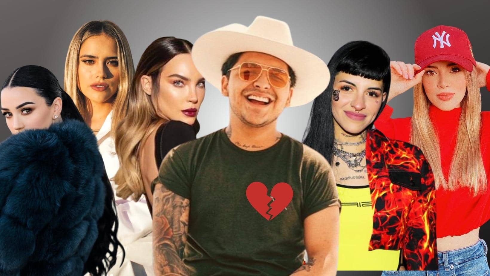 De Belinda a Ángela Aguilar! Ellas han sido novias de Christian Nodal