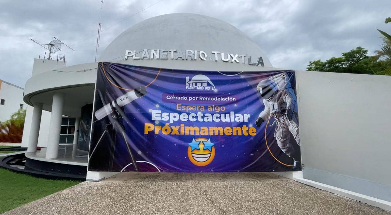 Avanza remodelación y modernización de Planetario Tuxtla