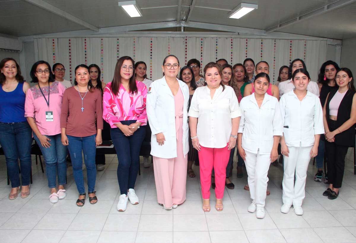 Se realizan actividades del Día Rosa en la Secretaría de Bienestar para la prevención del cáncer de mama