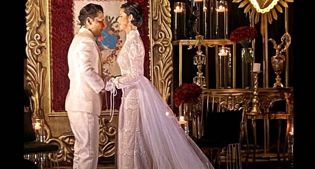 Ángela Aguilar y Christian Nodal se casan en una boda privada; filtran fotos de la ceremonia