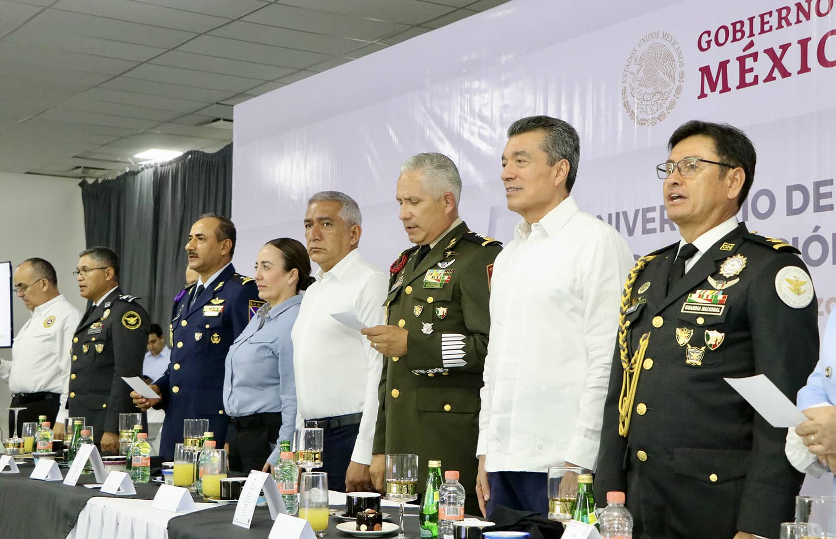 Asiste Rutilio Escandón a la conmemoración del 5º Aniversario de la Guardia Nacional