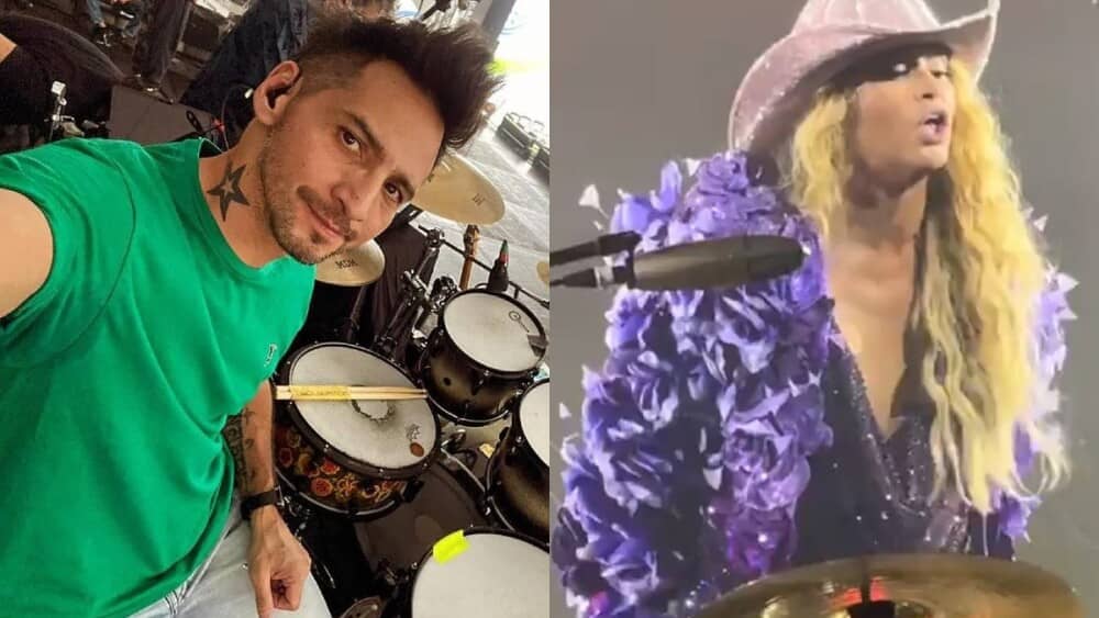 Baterista de Paulina Rubio defiende a la cantante tras error durante concierto