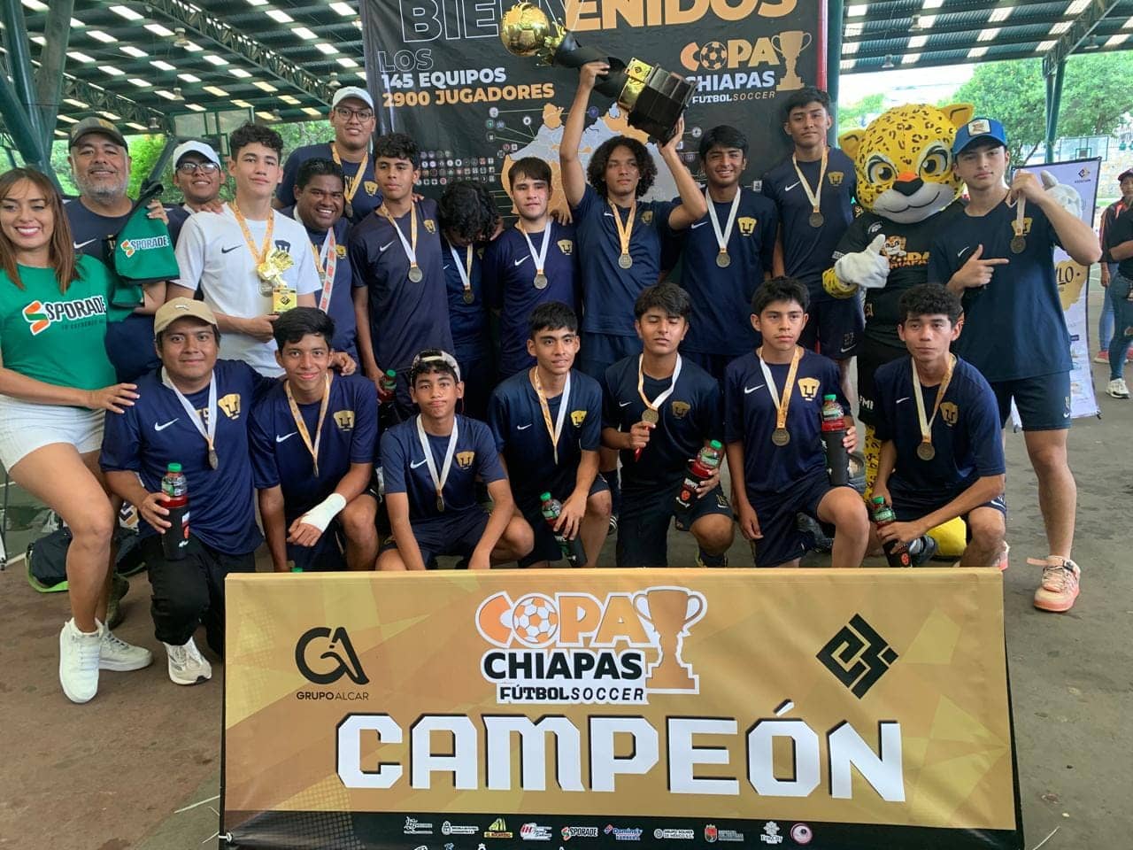 Con premiación a los campeones y subcampeones, concluyó la 3ª Copa Chiapas de Futbol Soccer