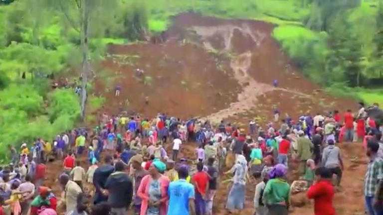 Deslizamiento de tierra en Etiopía deja cerca de 229 muertos