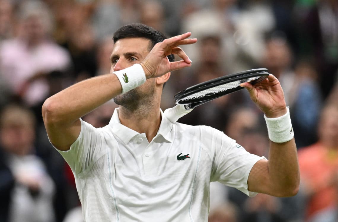 La emotiva razón del festejo de Novak Djokovic en Wimbledon