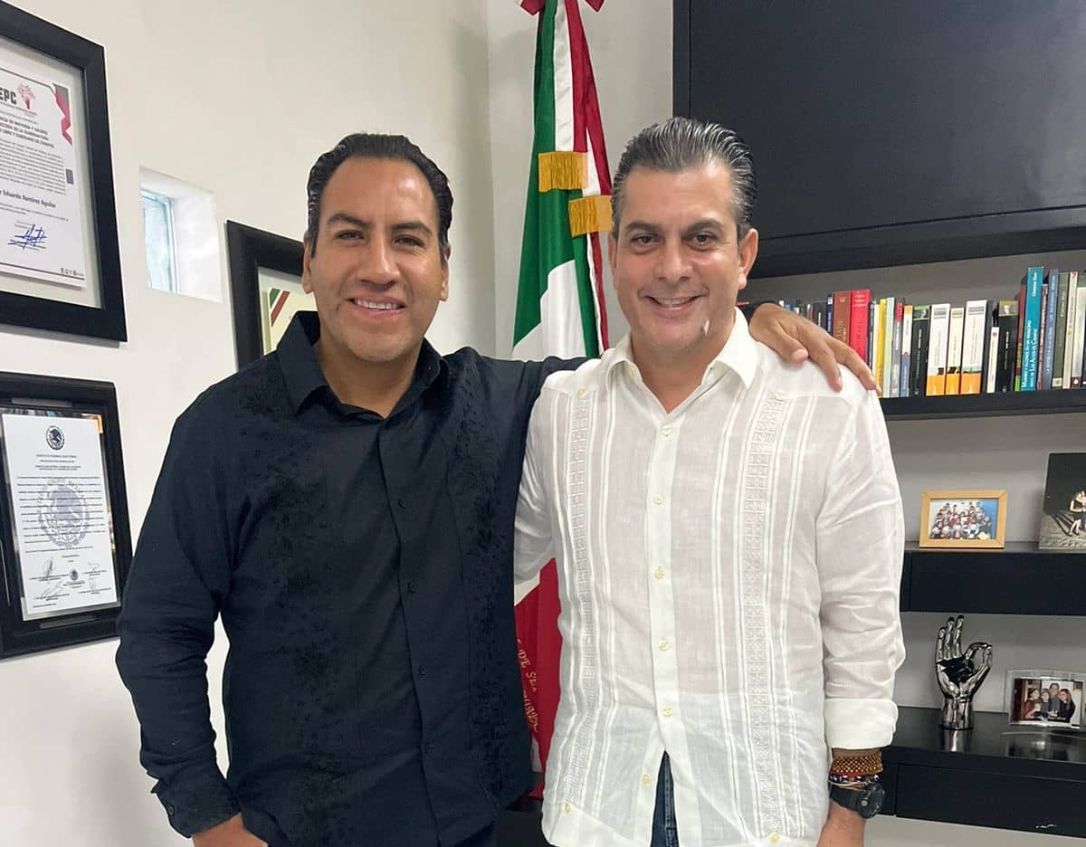 Eduardo Ramírez y Yamil Melgar trabajan para transformar Tapachula