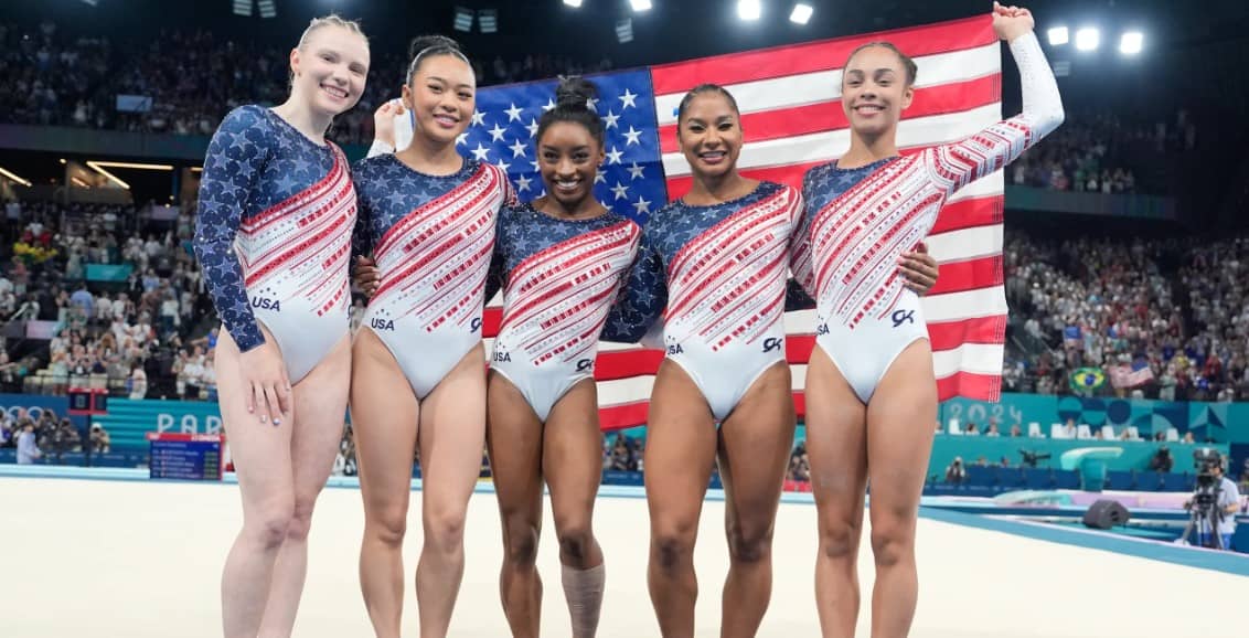 Simone Biles gana oro en All Around con Estados Unidos en Gimnasia Artística