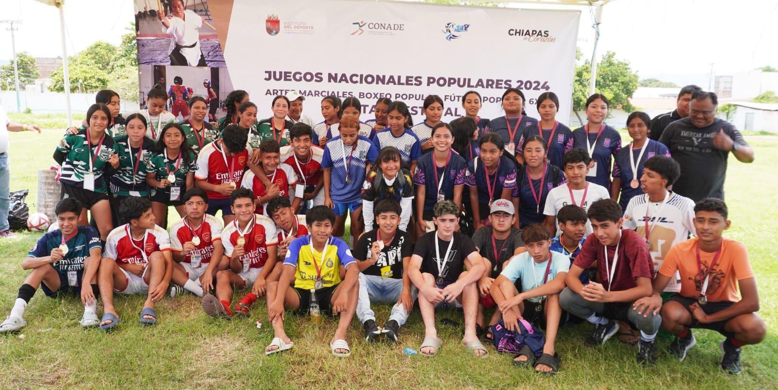 Tapachula y Tuxtla, campeones estatales en Futbol 6x6 rumbo a los Juegos Nacionales Populares 2024