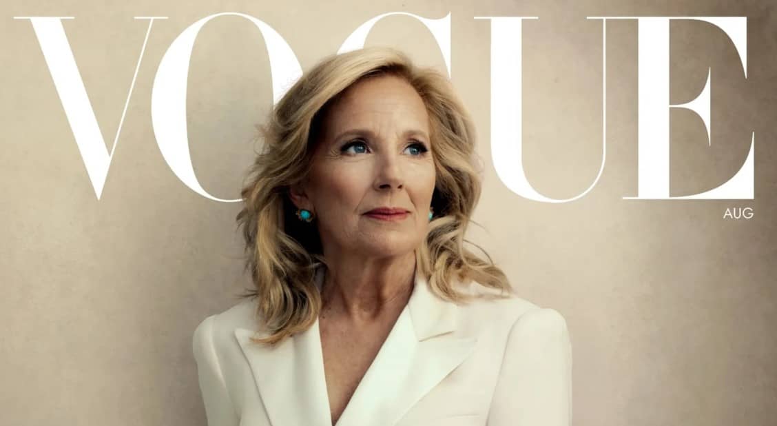 Jill Biden en la portada de Vogue; una primera dama que cobra protagonismo