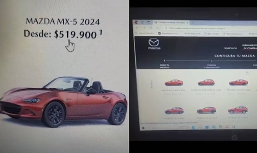 Joven intenta adquirir Mazda a 520 pesos y se viraliza en TikTok: "espero se me respete el precio"