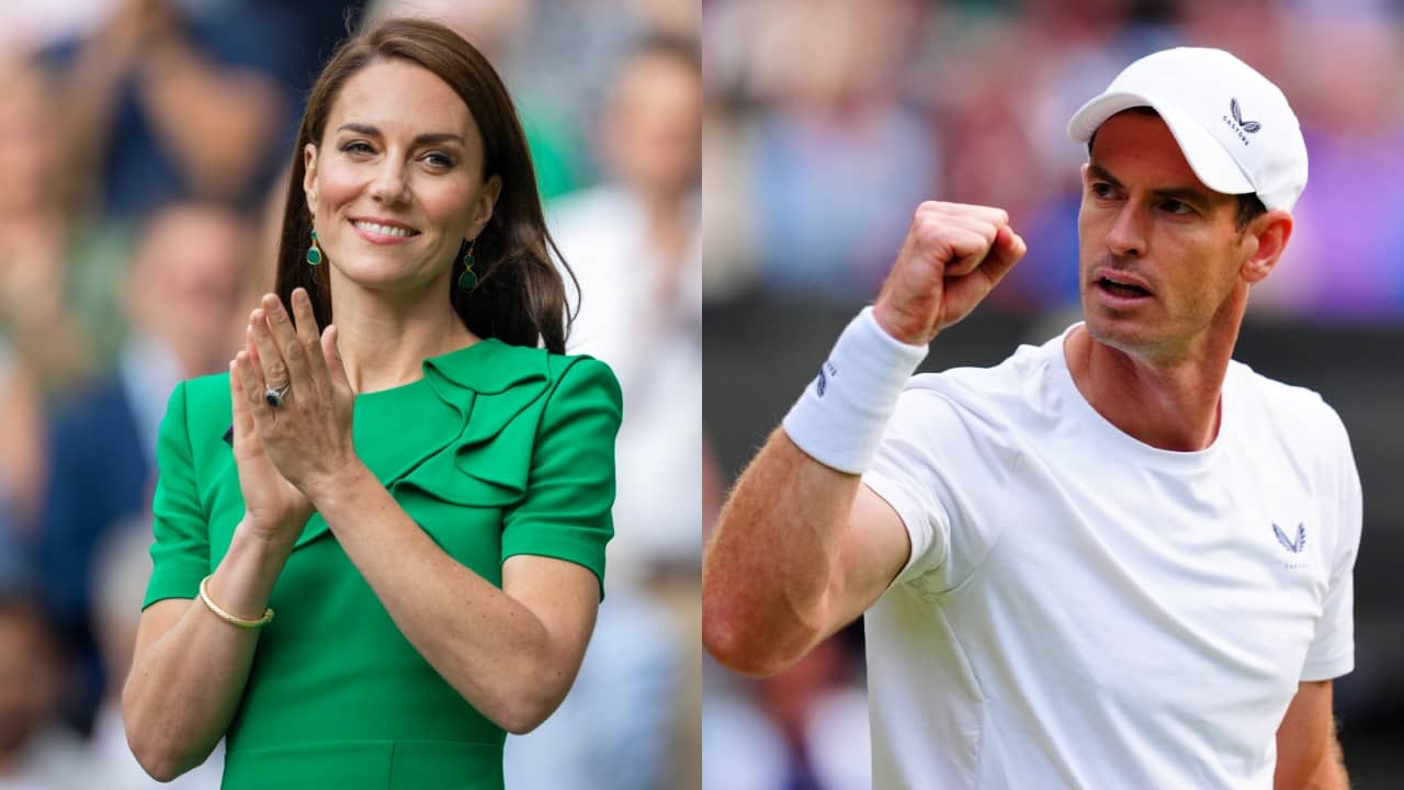 El emotivo mensaje personal de Kate Middleton a Andy Murray tras su último partido en Wimbledon