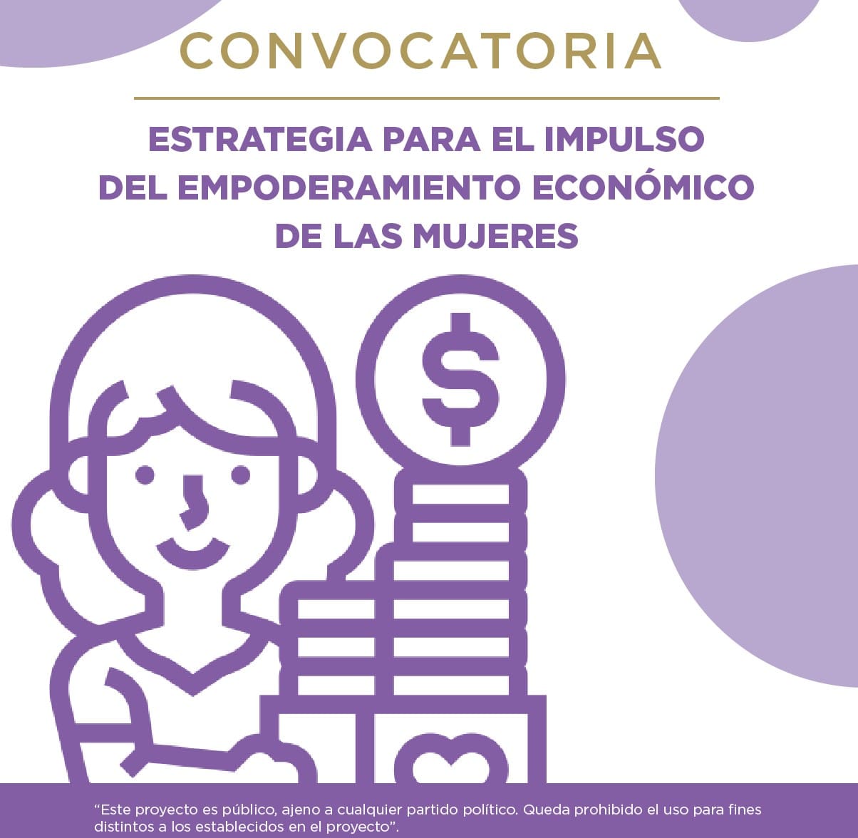 Lanzan convocatoria para el impulso del empoderamiento económico de las mujeres