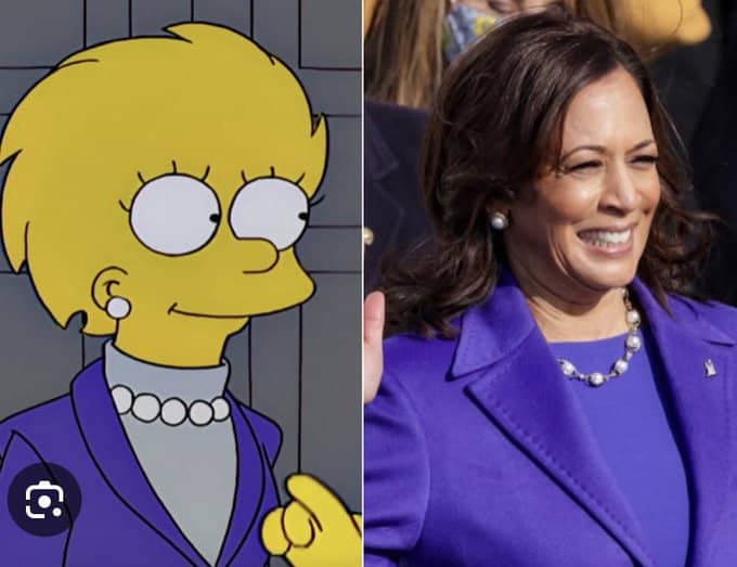 Los Simpson predijeron candidatura de Kamala Harris en episodio de Lisa como presidenta