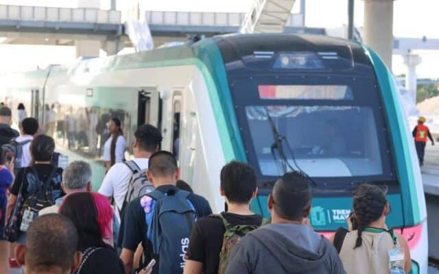 Tren Maya suspende servicio entre Quintana Roo y Chiapas ante impacto del huracán Beryl