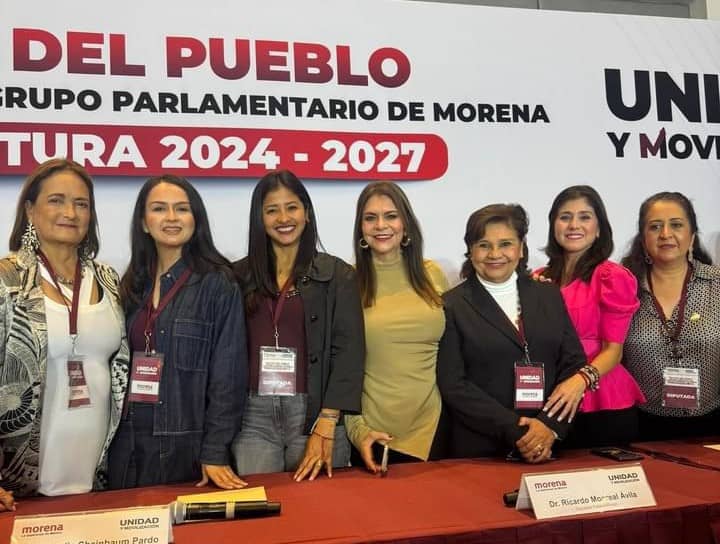 Azucena Arreola Trinidad Presente en la Reunión Constitutiva del Grupo Parlamentario de Morena