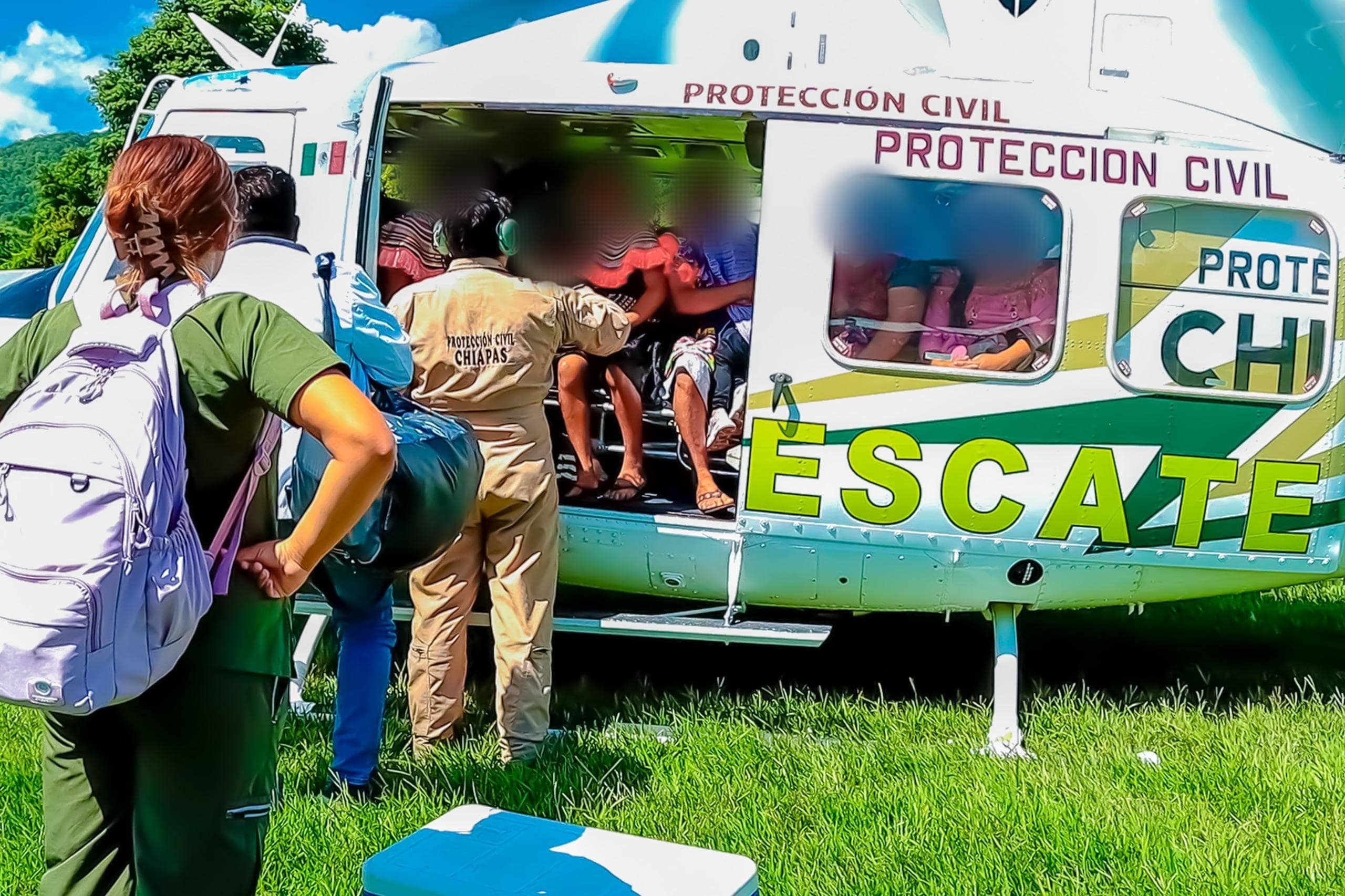 Aviones y helicópteros del Gobierno de Chiapas seguirán salvando vidas