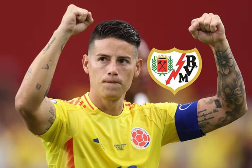 James Rodríguez vuelve a España, firma con Rayo Vallecano