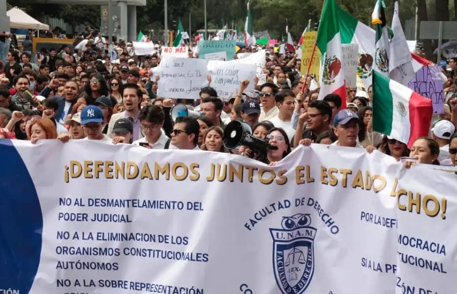 Estudiantes de la Ibero, UNAM e ITESO se unen contra reforma judicial; convocan a marcha este domingo 1 de septiembre