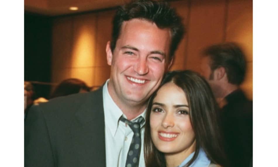 Salma Hayek recuerda a Matthew Perry en el día que habría cumplido 55 años