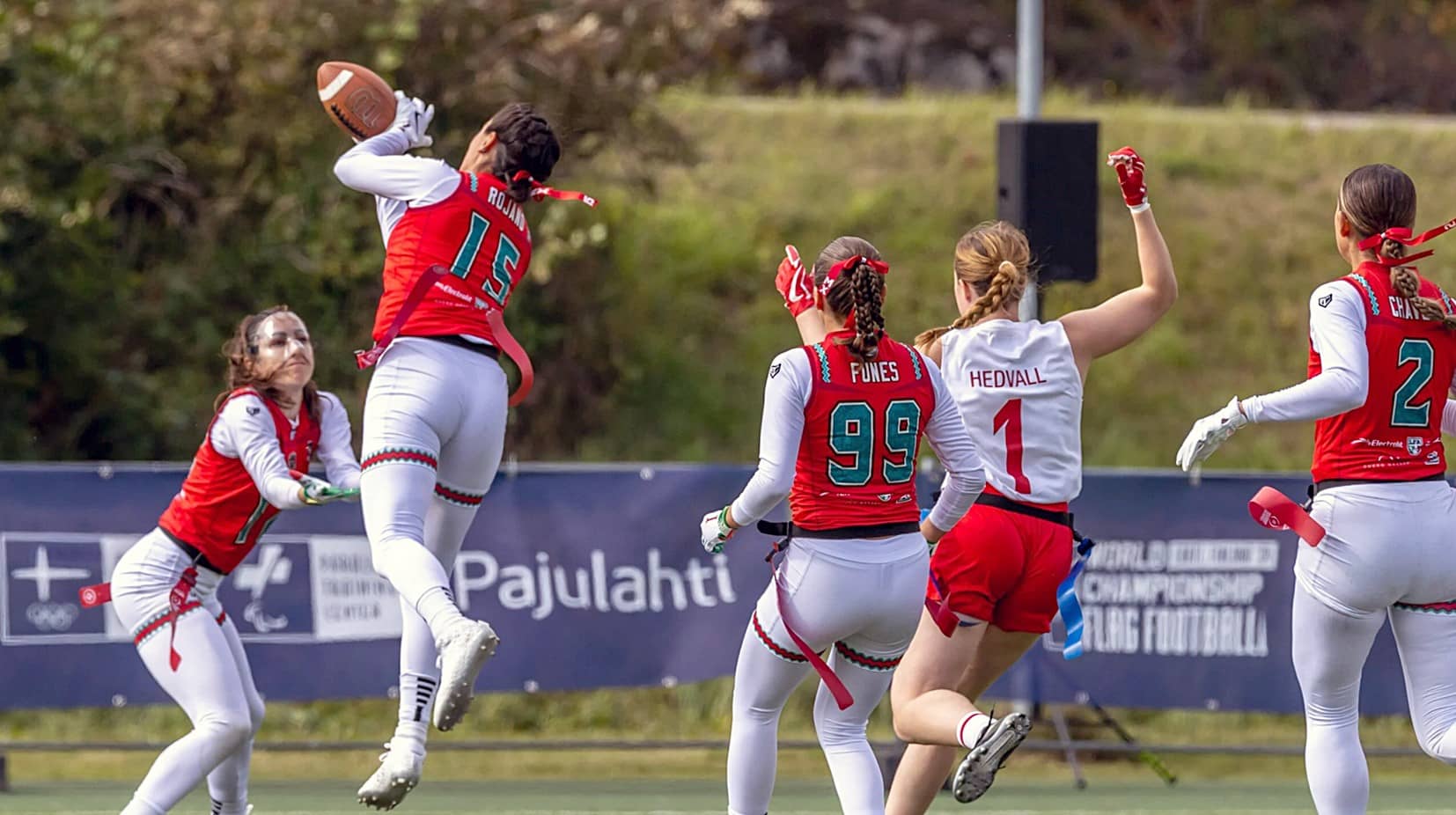 Mexicanas en plan grande! A semis del Mundial de Flag Football