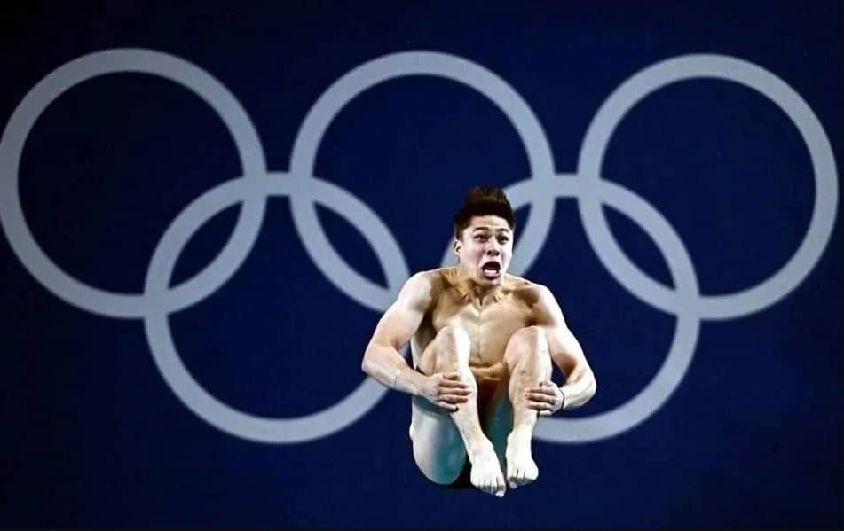 Osmar Olvera avanza a la semifinal de trampolín 3 metros en París 2024; Kevin Muñoz queda eliminado