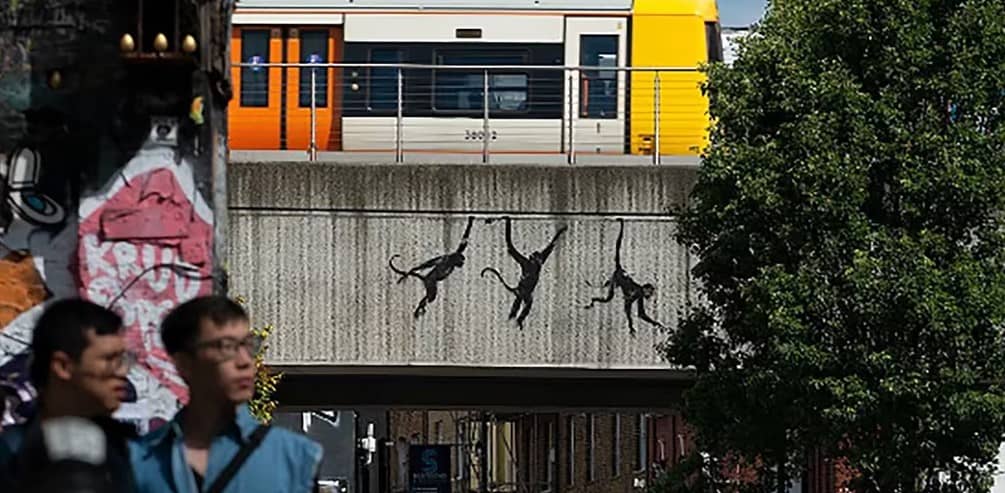 Banksy plasma un misterioso zoológico en las paredes de Londres; ¿qué sigue?