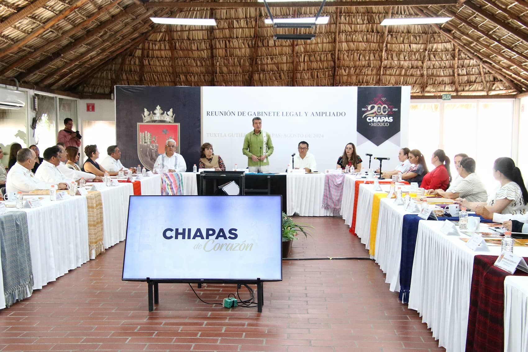 Llama Rutilio Escandón a su Gabinete a seguir trabajando a favor del pueblo para entregar buenas cuentas