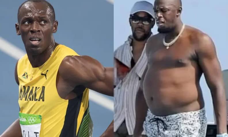 Usain Bolt genera miles de reacciones por su nuevo estado físico