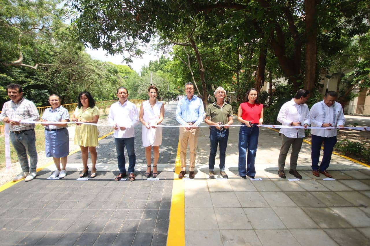 En Tuxtla, inaugura Rutilio Escandón la Vialidad Pacificada, en la margen norte del río Sabinal