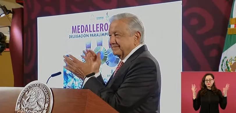 AMLO felicita a los atletas que ganaron 17 medallas en los Juegos Paralímpicos para México: “Aplauso para ellos”